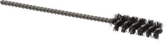 Weiler - 3/8" Diam Helical Steel Tube Brush - 0.006" Filament Diam, 1" Brush Length, 3-1/2" OAL, 1/8" Diam Stainless Steel Shank - All Tool & Supply