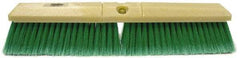 Weiler - 18" General Purpose Synthetic Push Broom - 3" Bristle Length, Foam Block, Threaded Handle Connection, Handle Sold Separately - All Tool & Supply