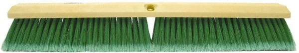 Weiler - 24" General Purpose Synthetic Push Broom - 3" Bristle Length, Foam Block, Threaded Handle Connection, Handle Sold Separately - All Tool & Supply