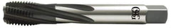 OSG - 1-3/8 - 6 UNC 5 Flute 2B Modified Bottoming Spiral Flute Tap - Vanadium High Speed Steel, Oxide Finish, 200mm OAL, Right Hand Flute, Right Hand Thread, Series 13014 - All Tool & Supply