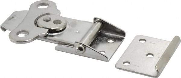 Value Collection - 3.43" Long x 2-3/4" Wide x 0.67" High, Draw Latch - Stainless Steel, with Natural Finish - All Tool & Supply