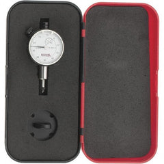 SPI - 1/4" Range, 0-50-0 Dial Reading, 0.001" Graduation Dial Drop Indicator - 1-1/2" Dial, 0.1" Range per Revolution, Revolution Counter, Includes NPL Traceability Certification - All Tool & Supply