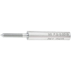 SPI - #0-80, Class 2B, 3B, Single End Plug Thread Go Gage - Steel, Size 000 Handle Not Included - All Tool & Supply