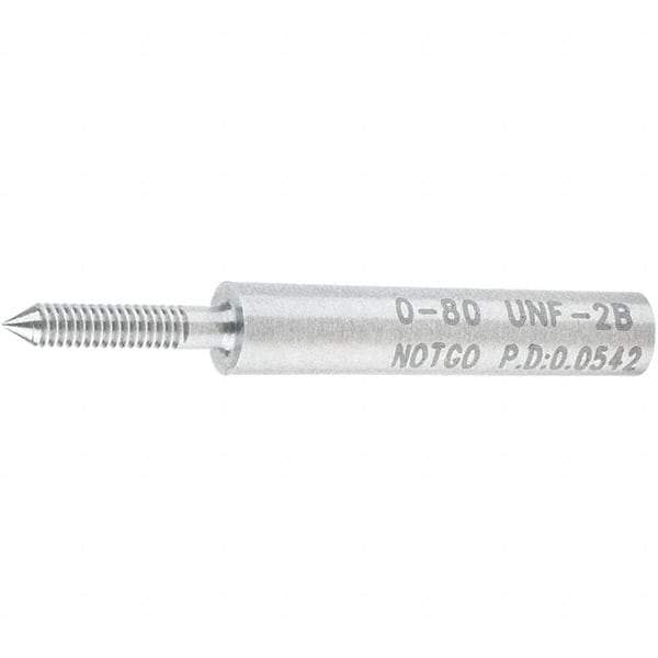 SPI - #0-80, Class 2B, Single End Plug Thread No Go Gage - Steel, Size 000 Handle Not Included - All Tool & Supply