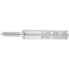 SPI - #0-80, Class 2B, Single End Plug Thread No Go Gage - Steel, Size 000 Handle Not Included - All Tool & Supply