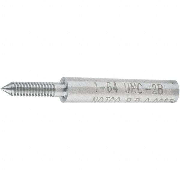 SPI - #1-64, Class 2B, Single End Plug Thread No Go Gage - Steel, Size 000 Handle Not Included - All Tool & Supply