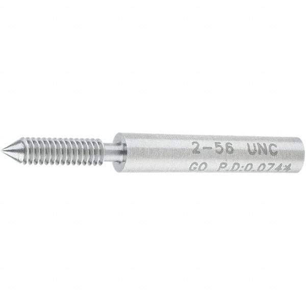 SPI - #2-56, Class 2B, 3B, Single End Plug Thread Go Gage - Steel, Size 000 Handle Not Included - All Tool & Supply