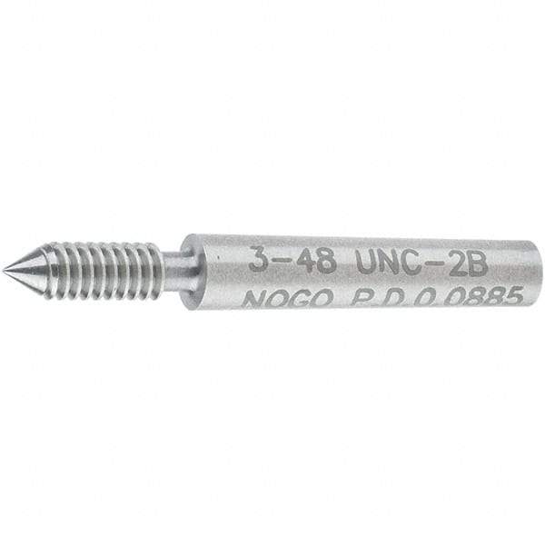 SPI - #3-48, Class 2B, Single End Plug Thread No Go Gage - Steel, Size 000 Handle Not Included - All Tool & Supply