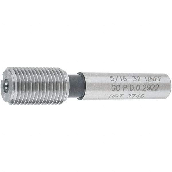 SPI - 5/16-32, Class 2B, 3B, Single End Plug Thread Go Gage - Steel, Size 1 Handle Not Included - All Tool & Supply