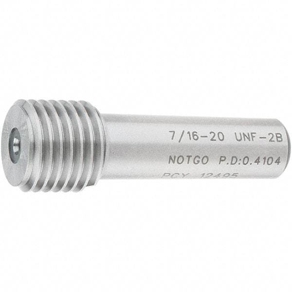 SPI - 7/16-20, Class 2B, Single End Plug Thread No Go Gage - Steel, Size 2 Handle Not Included - All Tool & Supply