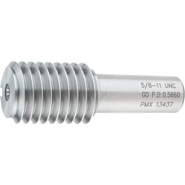 SPI - 5/8-11, Class 2B, 3B, Single End Plug Thread Go Gage - Steel, Size 3 Handle Not Included - All Tool & Supply