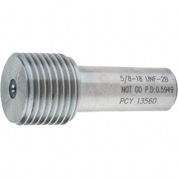 SPI - 5/8-18, Class 2B, Single End Plug Thread No Go Gage - Steel, Size 3 Handle Not Included - All Tool & Supply