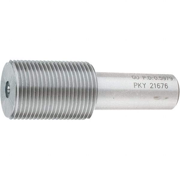 SPI - 5/8-24, Class 2B, 3B, Single End Plug Thread Go Gage - Steel, Size 3 Handle Not Included - All Tool & Supply