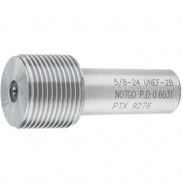 SPI - 5/8-24, Class 2B, Single End Plug Thread No Go Gage - Steel, Size 3 Handle Not Included - All Tool & Supply