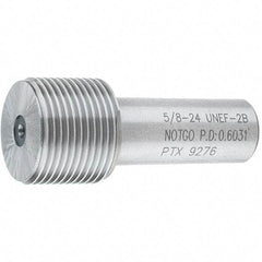 SPI - 5/8-24, Class 2B, Single End Plug Thread No Go Gage - Steel, Size 3 Handle Not Included - All Tool & Supply