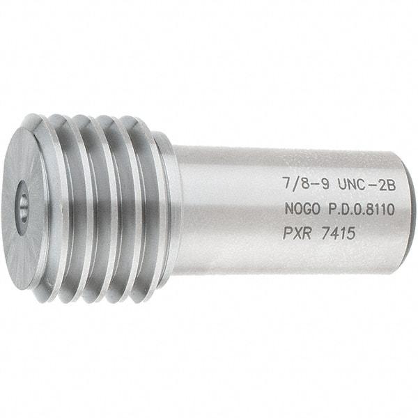 SPI - 7/8-9, Class 2B, Single End Plug Thread No Go Gage - Steel, Size 4 Handle Not Included - All Tool & Supply