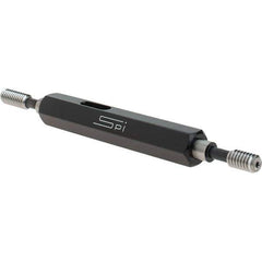 SPI - #8-32, Class 2B, Double End Plug Thread Go/No Go Gage - Steel, Size 0 Handle Included - All Tool & Supply