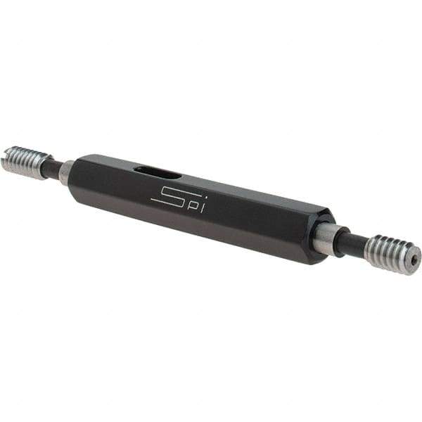 SPI - #10-24, Class 2B, Double End Plug Thread Go/No Go Gage - Steel, Size 0 Handle Included - All Tool & Supply