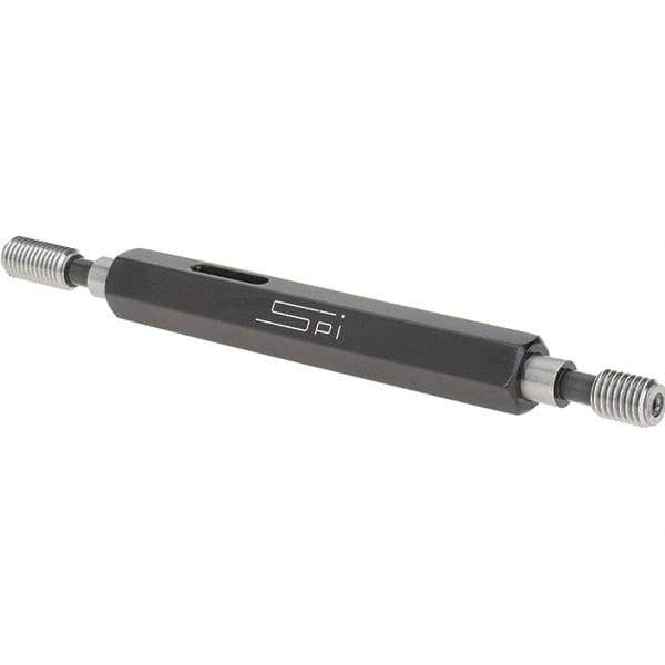 SPI - 1/4-28, Class 2B, Double End Plug Thread Go/No Go Gage - Steel, Size 1 Handle Included - All Tool & Supply