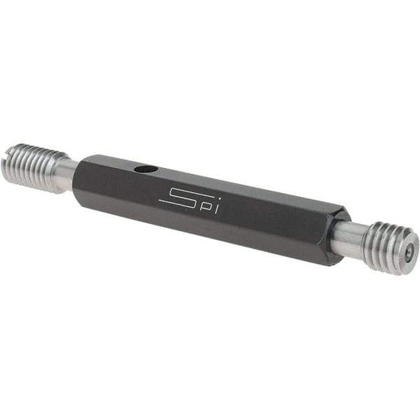 SPI - 7/16-14, Class 2B, Double End Plug Thread Go/No Go Gage - Steel, Size 2 Handle Included - All Tool & Supply