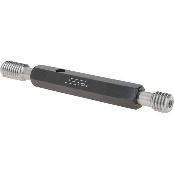 SPI - 7/16-14, Class 3B, Double End Plug Thread Go/No Go Gage - Steel, Size 2 Handle Included - All Tool & Supply