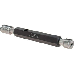 SPI - 1/2-20, Class 3B, Double End Plug Thread Go/No Go Gage - Steel, Size 2 Handle Included - All Tool & Supply