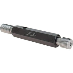 SPI - 9/16-18, Class 2B, Double End Plug Thread Go/No Go Gage - Steel, Size 3 Handle Included - All Tool & Supply