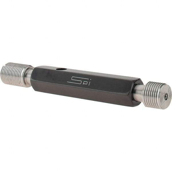 SPI - 5/8-18, Class 2B, Double End Plug Thread Go/No Go Gage - Steel, Size 3 Handle Included - All Tool & Supply