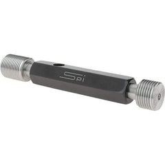 SPI - 3/4-16, Class 2B, Double End Plug Thread Go/No Go Gage - Steel, Size 3 Handle Included - All Tool & Supply