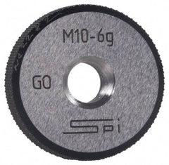 SPI - M2.2x0.45 Go Single Ring Thread Gage - Class 6G, Oil Hardened Nonshrinking Steel (OHNS), NPL Traceability Certification Included - All Tool & Supply