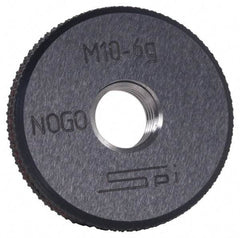 SPI - M7x1 No Go Single Ring Thread Gage - Class 6G, Oil Hardened Nonshrinking Steel (OHNS), NPL Traceability Certification Included - All Tool & Supply