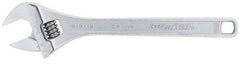 Channellock - 2-1/8" Jaw Capacity, 18" Standard Adjustable Wrench - Chrome Vanadium Steel, Chrome Finish - All Tool & Supply