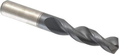 Cleveland - 1/2" 135° Parabolic Flute Cobalt Screw Machine Drill Bit - TiAlN Finish, Right Hand Cut, 2-1/4" Flute Length, 3-3/4" OAL, Split Point, Straight Shank - All Tool & Supply