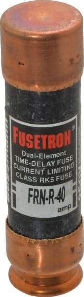 Cooper Bussmann - 125 VDC, 250 VAC, 40 Amp, Time Delay General Purpose Fuse - Fuse Holder Mount, 76.2mm OAL, 20 at DC, 200 (RMS) kA Rating, 13/16" Diam - All Tool & Supply