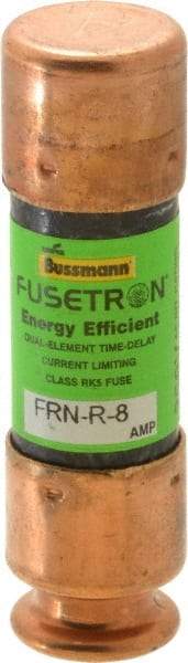 Cooper Bussmann - 125 VDC, 250 VAC, 8 Amp, Time Delay General Purpose Fuse - Fuse Holder Mount, 50.8mm OAL, 20 at DC, 200 (RMS) kA Rating, 9/16" Diam - All Tool & Supply