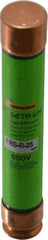 Cooper Bussmann - 300 VDC, 600 VAC, 25 Amp, Time Delay General Purpose Fuse - Fuse Holder Mount, 127mm OAL, 20 at DC, 200 (RMS) kA Rating, 13/16" Diam - All Tool & Supply