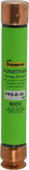 Cooper Bussmann - 300 VDC, 600 VAC, 30 Amp, Time Delay General Purpose Fuse - Fuse Holder Mount, 127mm OAL, 20 at DC, 200 (RMS) kA Rating, 13/16" Diam - All Tool & Supply