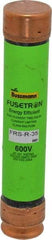 Cooper Bussmann - 250 VDC, 600 VAC, 35 Amp, Time Delay General Purpose Fuse - Fuse Holder Mount, 5-1/2" OAL, 20 at DC, 200 (RMS) kA Rating, 1-1/16" Diam - All Tool & Supply