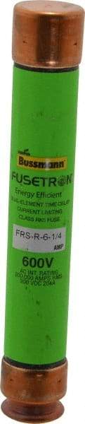 Cooper Bussmann - 300 VDC, 600 VAC, 6.25 Amp, Time Delay General Purpose Fuse - Fuse Holder Mount, 127mm OAL, 20 at DC, 200 (RMS) kA Rating, 13/16" Diam - All Tool & Supply