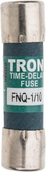 Cooper Bussmann - 500 VAC, 0.1 Amp, Time Delay General Purpose Fuse - Fuse Holder Mount, 1-1/2" OAL, 10 at AC kA Rating, 13/32" Diam - All Tool & Supply