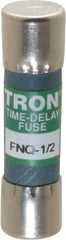 Cooper Bussmann - 500 VAC, 0.5 Amp, Time Delay General Purpose Fuse - Fuse Holder Mount, 1-1/2" OAL, 10 at AC kA Rating, 13/32" Diam - All Tool & Supply