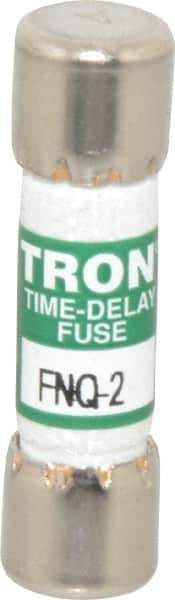 Cooper Bussmann - 500 VAC, 2 Amp, Time Delay General Purpose Fuse - Fuse Holder Mount, 1-1/2" OAL, 10 at AC kA Rating, 13/32" Diam - All Tool & Supply