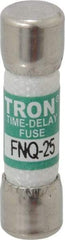 Cooper Bussmann - 500 VAC, 25 Amp, Time Delay General Purpose Fuse - Fuse Holder Mount, 1-1/2" OAL, 10 at AC kA Rating, 13/32" Diam - All Tool & Supply