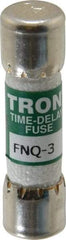 Cooper Bussmann - 500 VAC, 3 Amp, Time Delay General Purpose Fuse - Fuse Holder Mount, 1-1/2" OAL, 10 at AC kA Rating, 13/32" Diam - All Tool & Supply