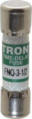 Cooper Bussmann - 500 VAC, 3.5 Amp, Time Delay General Purpose Fuse - Fuse Holder Mount, 1-1/2" OAL, 10 at AC kA Rating, 13/32" Diam - All Tool & Supply