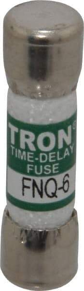 Cooper Bussmann - 500 VAC, 6 Amp, Time Delay General Purpose Fuse - Fuse Holder Mount, 1-1/2" OAL, 10 at AC kA Rating, 13/32" Diam - All Tool & Supply