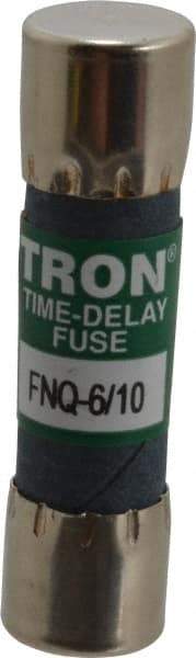 Cooper Bussmann - 500 VAC, 0.6 Amp, Time Delay General Purpose Fuse - Fuse Holder Mount, 1-1/2" OAL, 10 at AC kA Rating, 13/32" Diam - All Tool & Supply