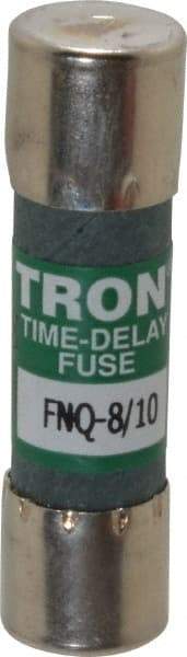 Cooper Bussmann - 500 VAC, 0.8 Amp, Time Delay General Purpose Fuse - Fuse Holder Mount, 1-1/2" OAL, 10 at AC kA Rating, 13/32" Diam - All Tool & Supply