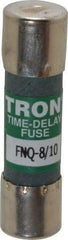 Cooper Bussmann - 500 VAC, 0.8 Amp, Time Delay General Purpose Fuse - Fuse Holder Mount, 1-1/2" OAL, 10 at AC kA Rating, 13/32" Diam - All Tool & Supply