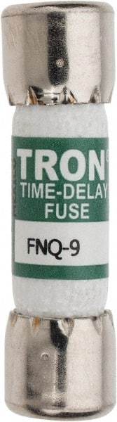 Cooper Bussmann - 500 VAC, 9 Amp, Time Delay General Purpose Fuse - Fuse Holder Mount, 1-1/2" OAL, 10 at AC kA Rating, 13/32" Diam - All Tool & Supply